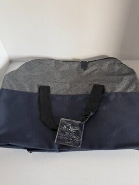 Penguin Weekend Duffle Bag Two Toned -Navy & Gray NWT